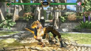 Sophitia's "Heaven's Arch" throw in Soul Calibur 1 to 6