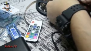 Светодиодная лентаRGB  5050 USB на 5 Вольт.ТВ Фон