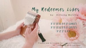 My Redeemer Lives by Hillsong Kalimba Cover | Easy Kalimba Tabs