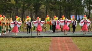 Выступление артистов на празднике Сабантуй, Зенковский парк, Прокопьевск 12 июня 2014