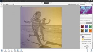 Make a Duotone Creation in Photoshop Elements