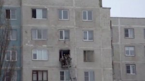 Старый Оскол пожар м-н Звёздный 5, 29.02.2012