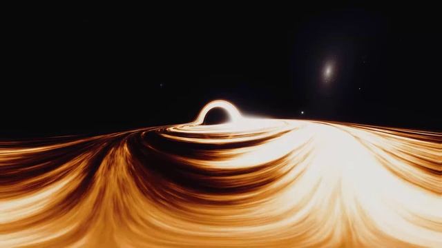 Падение в гигантскую чёрную дыру (VR видео 360°)