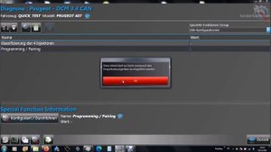 Peugeot Citroen Motorsteuergerät ECU Delphi DCM 3.4 Konfiguration mit PSA-COM / Superscan