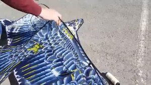 Как собрать воздушного змея(орла) из китайского сайта алиэкспресс.
