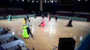 Европейская программа танцев. Сеньоры, открытый класс. Соревнования без зрителей. Бальные танцы.