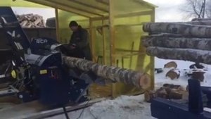 Заготовка дров.Процессор для производства дров "Тайфун"