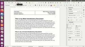 Beginners tutorial how to use Libre office writer