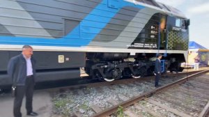 Тепловоз 3ТЭ25К2М-0086 на выставке EXPO//1520!