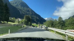 Driving Stubaital Valley to Stubai Glacier (Tyrol - Austria) [1] [4K UHD]