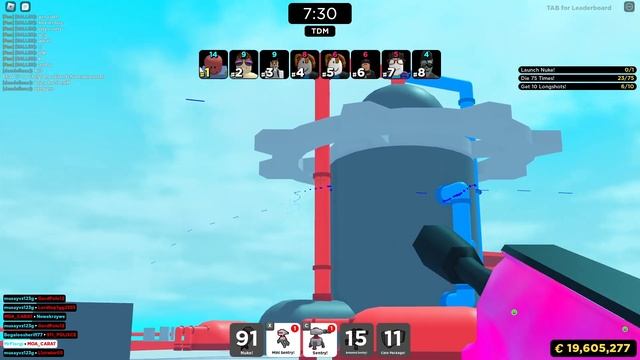 Dark Matter Gun vs 3 Cheaters In 1 Game (Roblox Big Paintball) смотреть онлайн