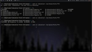 Installing fonts on Void Linux