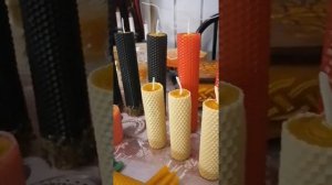 Свечи волшебные, программные из медовой вощины