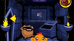 Monkey Go Happy Stage 500 - Golden Golem Walkthrough [PencilKids]