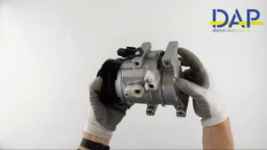 Компрессор кондиционера Киа Рио 3 (Kia Rio 3, Hyundai Solaris) DAP