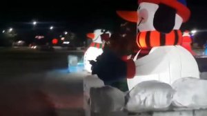 В Лучегорске. На площади зимой