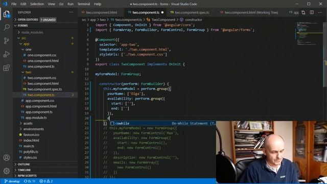 Kurs Angular - FormBuilder #9 смотреть онлайн