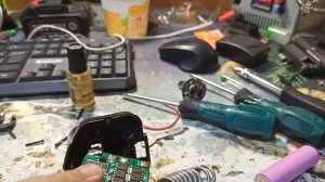 Переделка акб шуруповерта Hitachi EB1214S