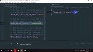 How to Hide & Show Whitespace Characters in Sublime Text