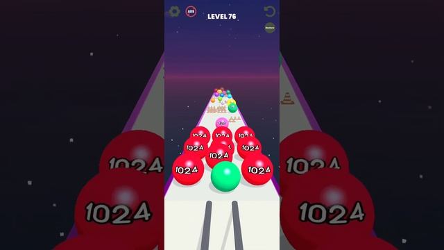 Ball Run 2048 Ball Games 3D - Gameplay Walkthrough - Levels 61-90 смотреть онлайн