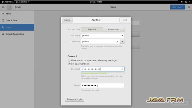 How to create user with home directory in Oracle Linux 8 using GUI mode смотреть онлайн