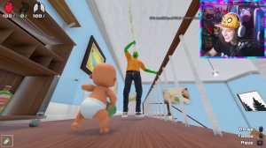 ?Мы РЕБЕНОК в Жёлтом ОТРАВИЛИ ПАПОЧКУ! (СИМУЛЯТОР МАЛЫША WHO'S YOUR DADDY)