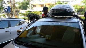 #toyota #innova #toyotainnova Got Fitted with Pentair Roof Box @FasttracksCarCareHyderabad