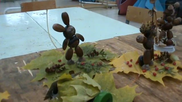 Осенние поделки творческой мастерской нашего храма. смотреть онлайн