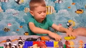 Игрушки животные и Коля