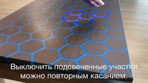 Обзор уникального стола не имеющего аналогов. Умный стол “HEXAGONUM” от мастерской "Лихой Топор".