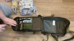 Бюджетный рюкзак медика.  Групповая аптечка первой помощи. Эрзац сумки санитара-инструктора.