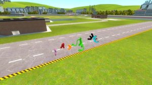 РАДУЖНЫЕ ДРУЗЬЯ ПРОТИВ ИХ ИМЕН ИЗ БУКВ АЛФАВИТ ЛОРА В ГАРРИС МОД! RAINBOW FRIENDS В Garry`s Mod