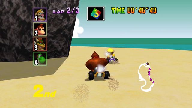 ⭐ Mario Kart 64 - Mods - Mario Kart 64 HD Texture Pack - Donkey Kong - 4K