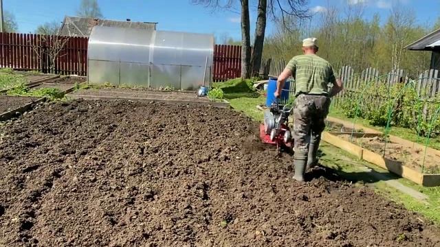 Снежный май! Ура! Посадили огород! Праздник в Чухломе! Наша жизнь! #жизньвдеревне смотреть онлайн