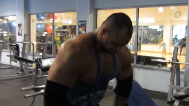 IFBB-Pro Vladimir Agrinskiy Chest Delts Triceps Calves May 2014