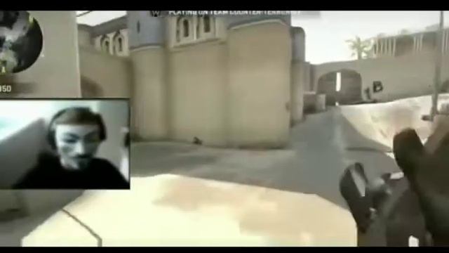 Анонимус Играет в CS:GO (Mem-Повезло-повезло)