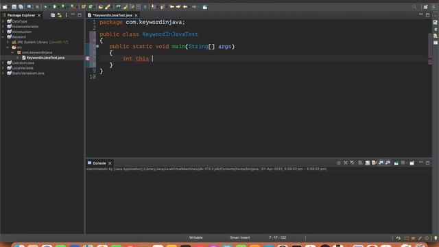 Keywords in Java | Reserved keywords in Java | Test Automation World
