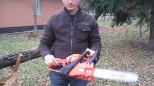 ECHO CS-352ES - запуск бензопилки