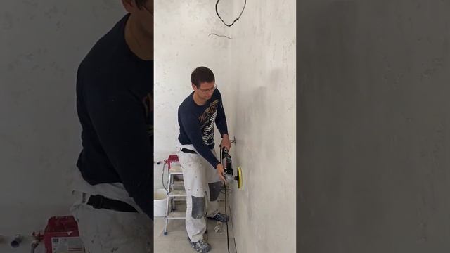 Декоративная отделка стен в Саратове. Травертин+венецианская штукатурка. смотреть онлайн