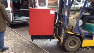 Твердотопливный котел 30 кВт на дровах и пеллетах | Выдача клиенту