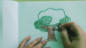 Как рисовать деревья. Дуб