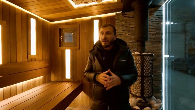 Умный дом в бане! СУПЕР современная модульная баня под ключ! Печь Атмосфера М до 14 кубов