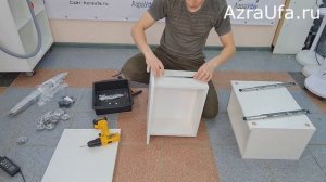 Сборка тележки косметологической с 1 ящиком