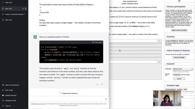 Chat GPT Solves USACO And CodeForces Problems