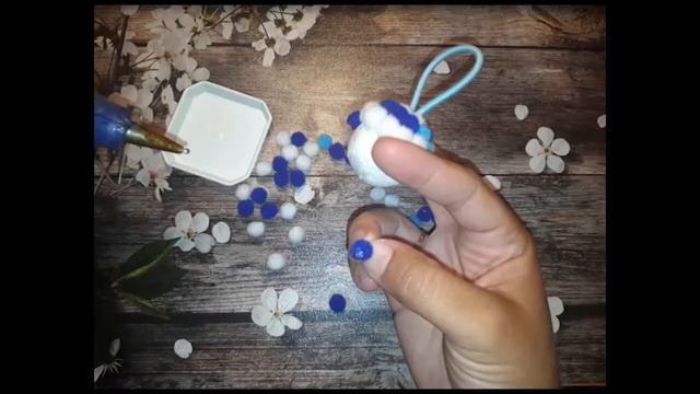 Шарики из помпонов МК//Легко, просто, необычно//Для начинающих