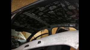 Шумоизоляция Lada Vesta своими руками. Крыша-Бетон!