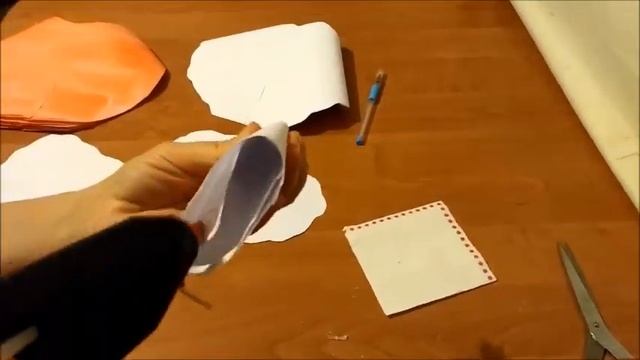 Объемная роза из листов А4 в школу на выставку / объемные цветы из бумаги для декора