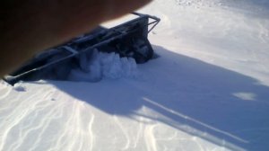 Самодельный шнекороторный снегоуборщик первый выезд