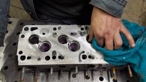 СВАРКА ГБЦ МЕЖ СЕДЕЛЬНОЙ ТРЕЩИНЫ