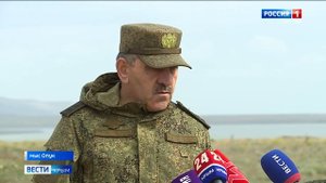 Военные учения завершаются на полигоне Опук.